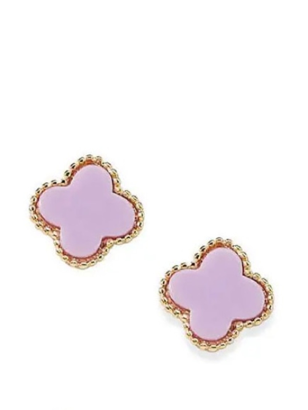 Lavender Icon Stud Earrings